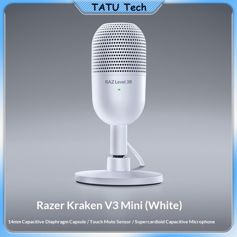 Streaming Mic Condenser - Razer Seiren V3 Mini USB Condenser