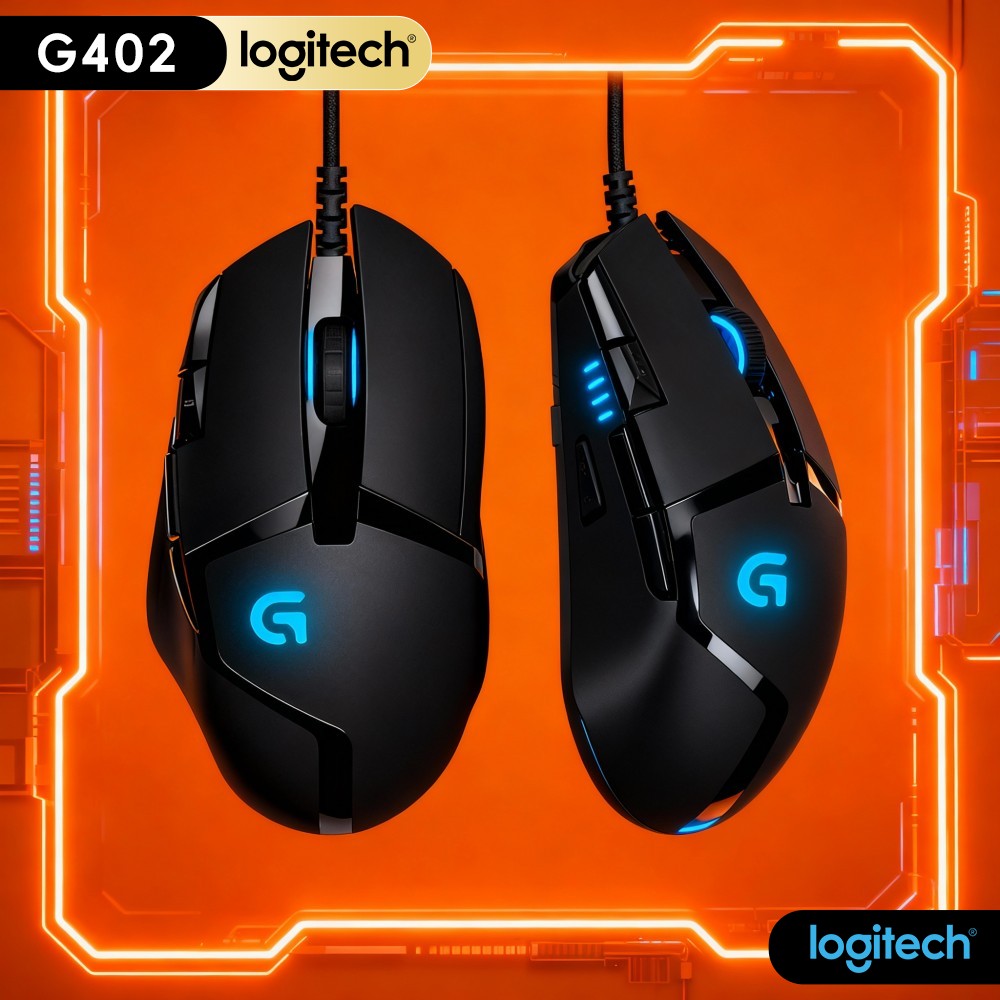Esports Gaming Hardware - Logitech G402 Wired Gaming Mouse Delta‑Zero