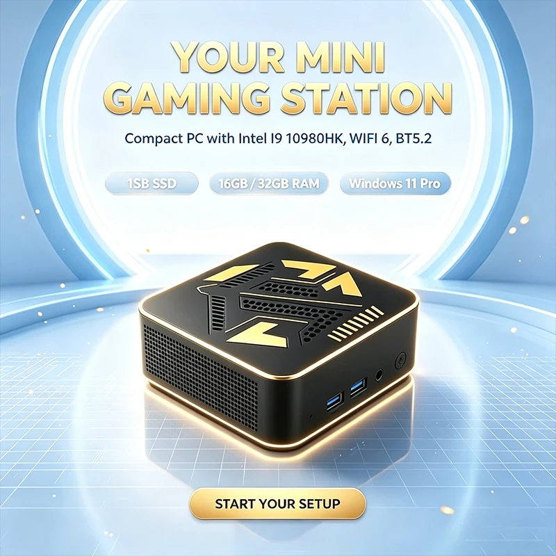 Esports Gaming Station - Intel I9 10980HK Mini Gaming Station