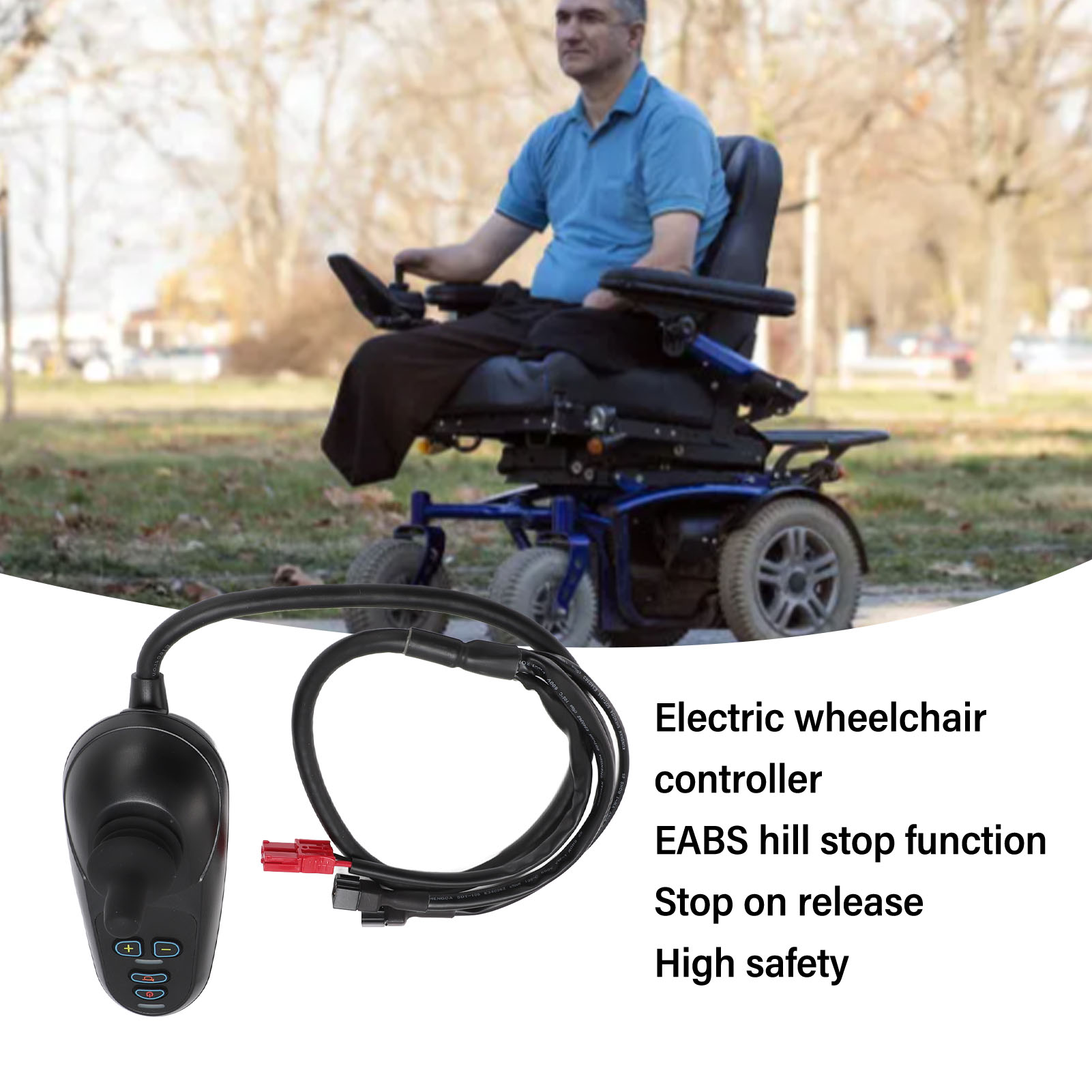 Electric Wheelchair Controller - Controller Analog Stick ulasan dan harga