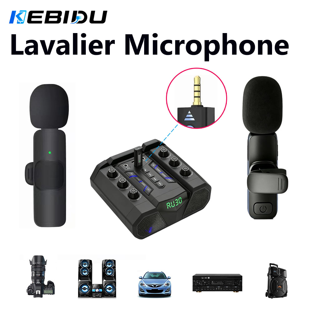 KEBIDU Lavalier Microphone Wir - Streaming Mic Condenser ulasan dan harga