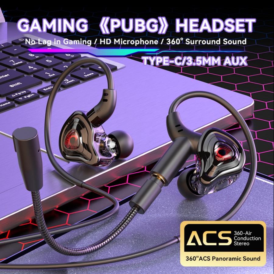 Esports Gaming Headset 360° Su - Esports Gaming Gear ulasan dan harga