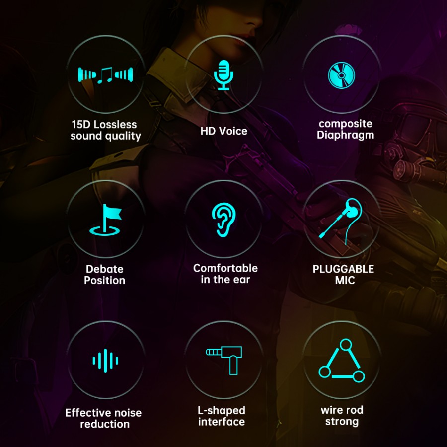 Esports Gaming Headset 360° Su - Esports Gaming Gear ulasan dan harga