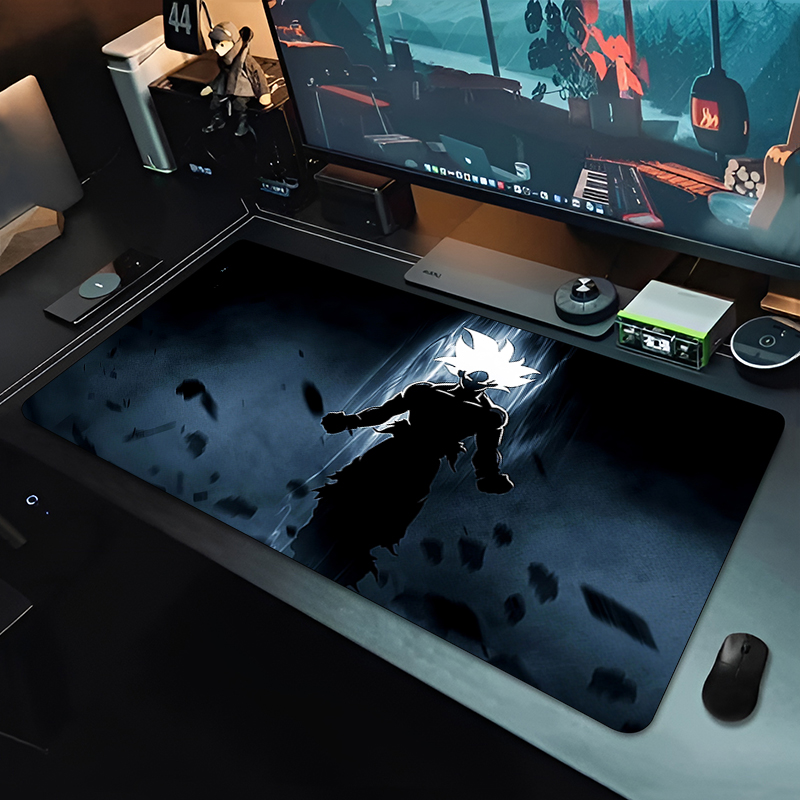 DBZ Black Anime Mouse Pad Drag - Esports Gaming Pad ulasan dan harga