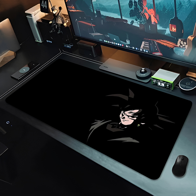 DBZ Black Anime Mouse Pad Drag - Esports Gaming Pad ulasan dan harga