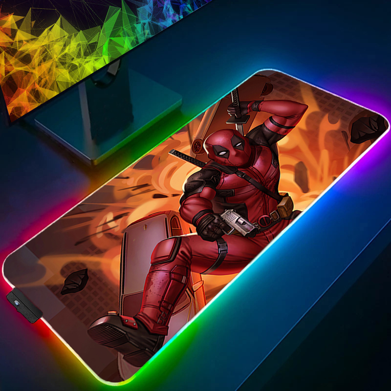 LED Mouse Pad Gaming Backlight - Esports Gaming Pad ulasan dan harga