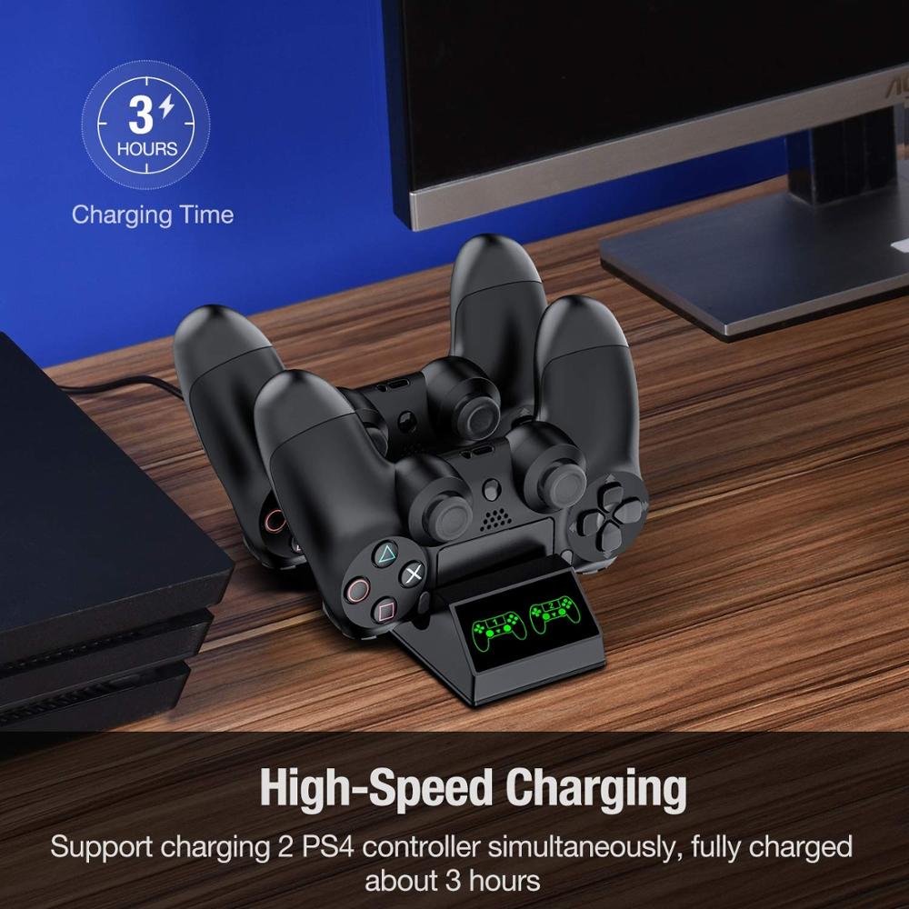 PS4 Controller Charger Chargin - Esports Gaming Station ulasan dan harga
