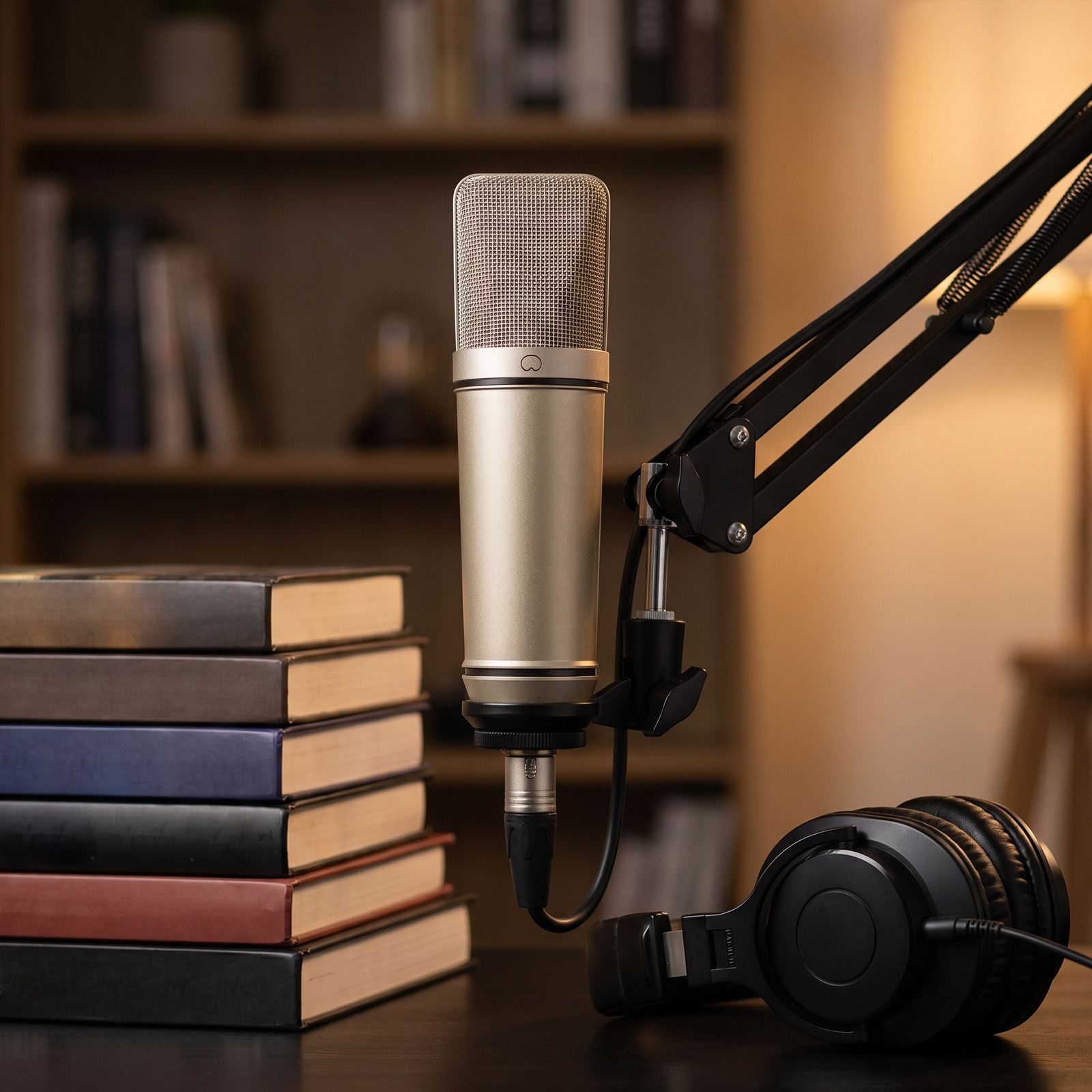 Metal Xlr Condenser Microphone - Streaming Mic Condenser ulasan dan harga