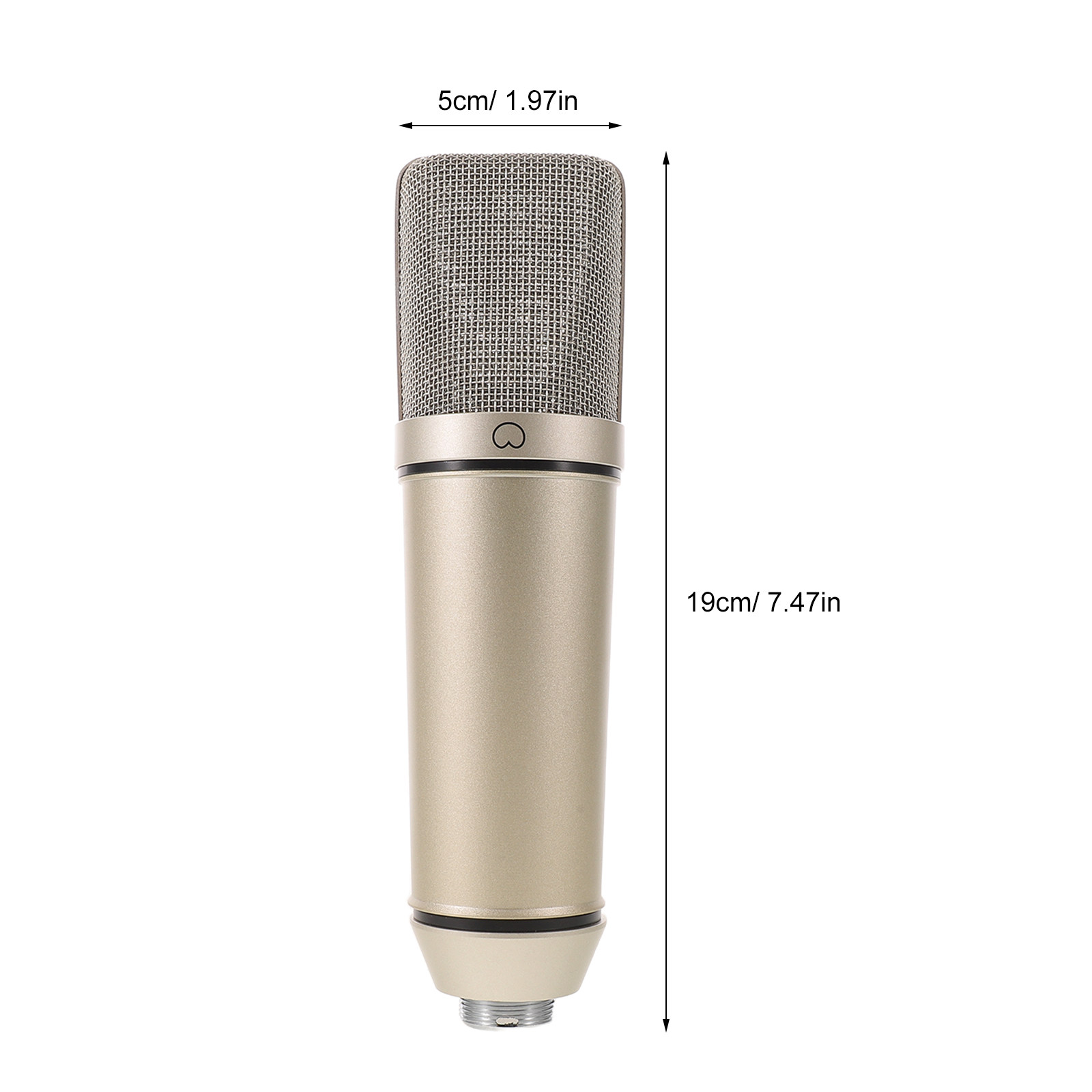 Metal Xlr Condenser Microphone - Streaming Mic Condenser ulasan dan harga