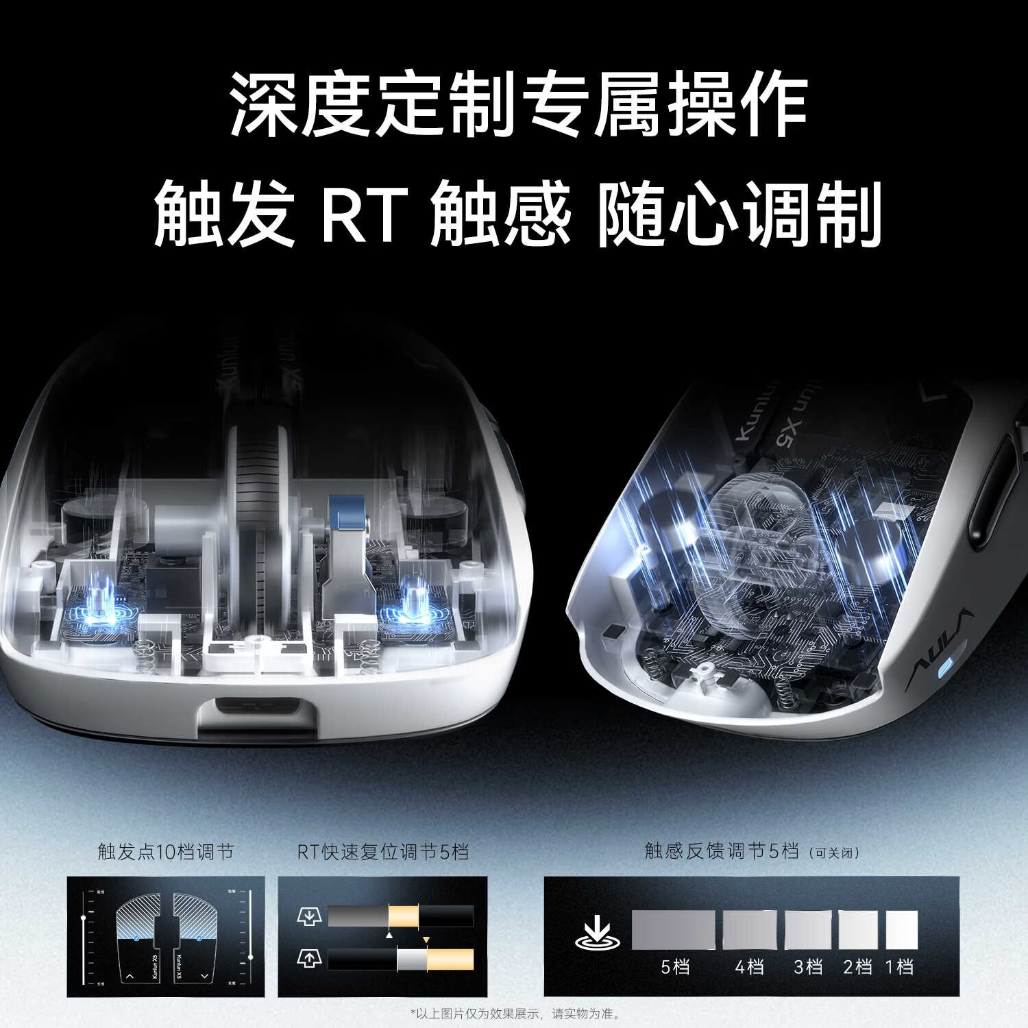 AULA Kunlun X5 Pro Magnetic Mi - Esports Gaming Mouse ulasan dan harga