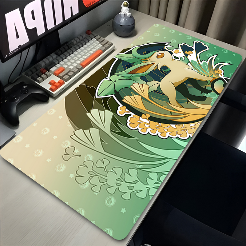 Mouse Pad Gamer P-pokemon Leaf - Esports Gaming Pad ulasan dan harga