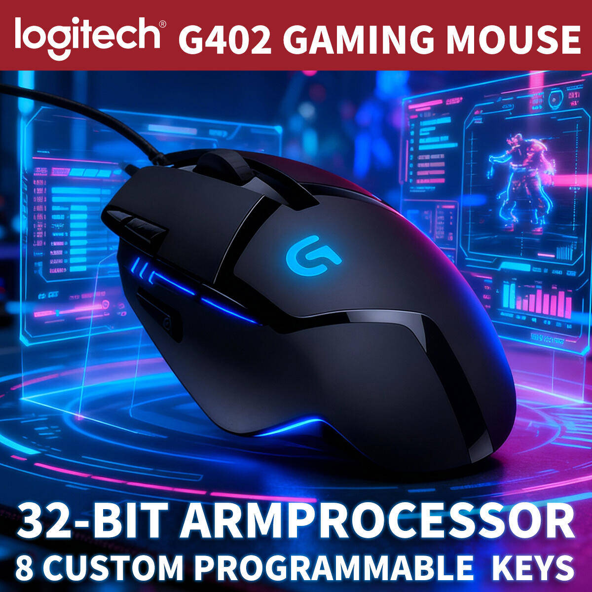 Logitech G402 Wired Gaming Mou - Esports Gaming Hardware ulasan dan harga