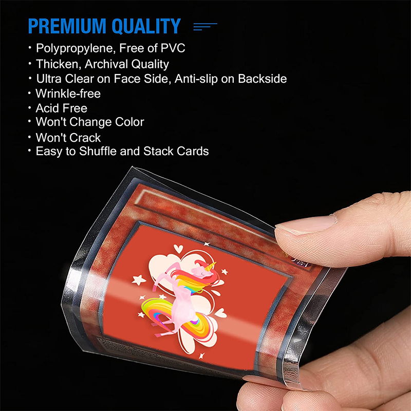 100-1000Pcs Card Sleeves Trans - Esports Gaming Arm Sleeve ulasan dan harga