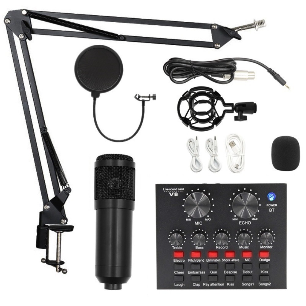 BM800 Condenser Microphone Kit - Streaming Mic Condenser ulasan dan harga