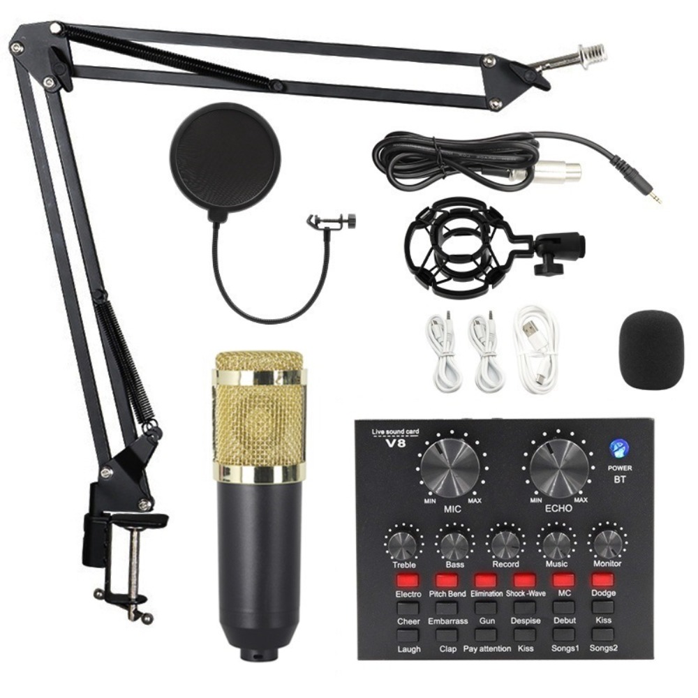 BM800 Condenser Microphone Kit - Streaming Mic Condenser ulasan dan harga