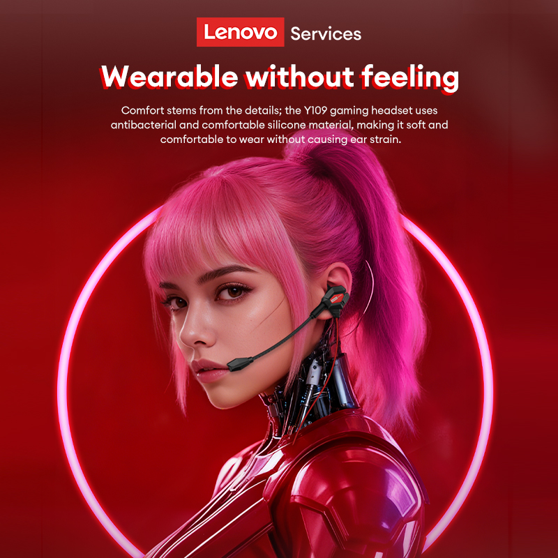 Lenovo Y109 Wired Gaming Heads - Esports Gaming Gear ulasan dan harga