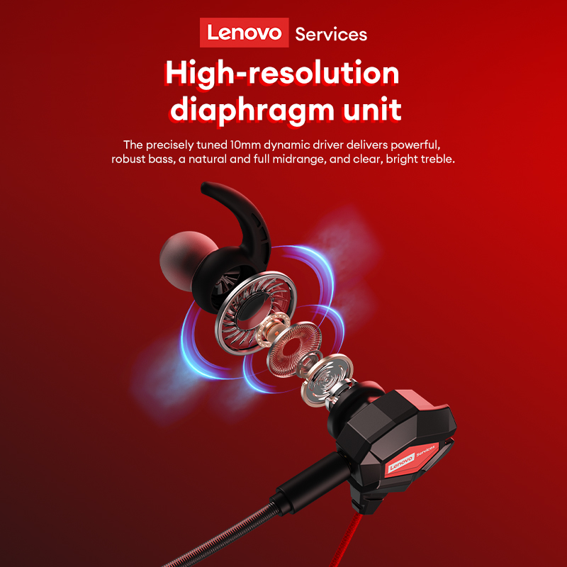 Lenovo Y109 Wired Gaming Heads - Esports Gaming Gear ulasan dan harga