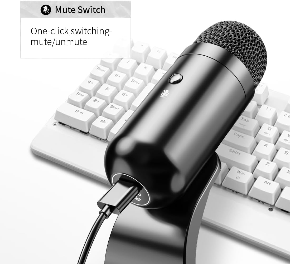 Professional USB Microphone Co - Streaming Mic Condenser ulasan dan harga