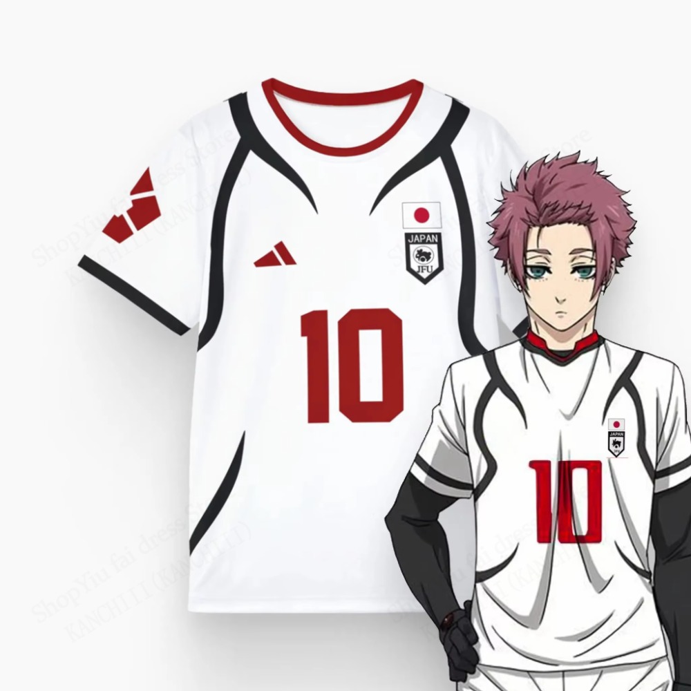 Mens Anime Jersey Blue Lock Sa - Esports Gaming Arm Sleeve ulasan dan harga